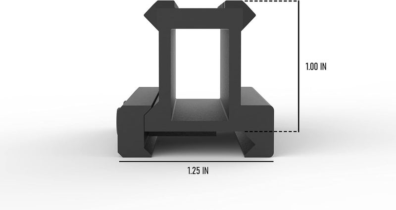 Monstrum Lockdown V3 Picatinny Riser Mount with Recoil Stop Base | 2.5 inch Length - Image 2